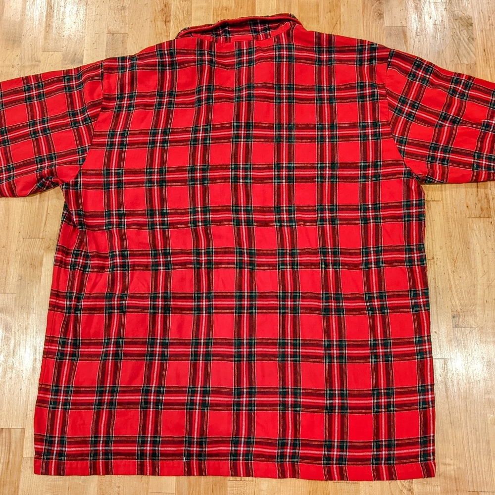 Disney Store Flannel Mickey Mouse Winter Sledding Pajama Shirt Size 2XL - Picture 2 of 6
